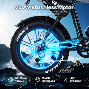 Bicicleta de reparto V8Max 2026 en oferta, venta al por mayor, 250W 48V 15Ah, bicicleta de montaña 25km/h, V8Max - Product Image 4