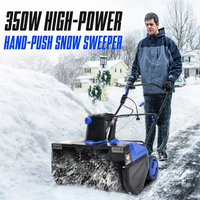 Souffleuse à neige électrique à pousser pour serres, usage domestique et commercial, transmission intégrale, sur roues, 3500W haute puissance, déneigement 56cm
