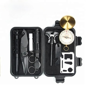 Nuovo Kit di Emergenza OEM 10 in 1 per Attività all'Aperto: Braccialetto di Sopravvivenza, Kit di Pronto Soccorso, Kit di Sopravvivenza - Product Image 1