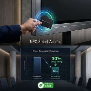 Pantalla Plana Interactiva QLED 4K UHD con Unión Óptica, NFC, Pizarra Inteligente, Sistema Operativo Android 15, Pantalla Táctil para Educación y Reuniones - Product Image 3