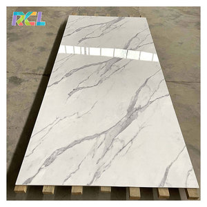 Pannello Murale in PVC Flessibile Lucido RCL / Lastra in PVC Effetto Marmo UV per Decorazioni Interne - Product Image 1