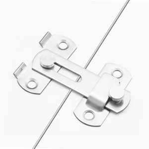 Stainless Steel Door Latch Butterfly Shaped Pin Brushed Finish Traditional Design Easy Installation Security Fixation - Product Image 2