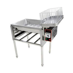 40l الفولاذ المقاوم للصدأ 1 خزان 2 سلة الغاز المقلاة النفط أقل مزدوجة المقلاة العميقة التجارية الغاز المقلاة العميقة مع البروبان - Product Image 2