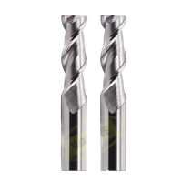 Cortador de Metal HSS de alta precisión de 14-20mm, herramienta de fresado de aleación de aluminio de 2 flautas, enrutador de broca de asiento clave, 1 Uds., fresas de extremo de alto HRC55