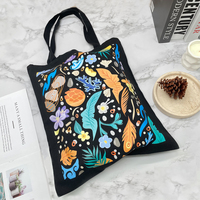 DATE d'impression de taille moyenne personnalisée sac fourre-tout de fête de mariage imprimé souvenir sac à provisions en coton sérigraphié à la main