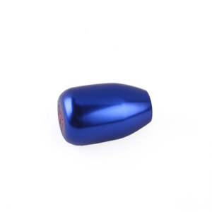 Manual 5-Speed Gear <b>Shift</b> <b>Knob</b> Aluminum Alloy Blue Ergonomic Racing Style - Product Image 2