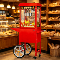 Machine à popcorn caramélisé, bouilloire antiadhésive, chauffage uniforme, idéale pour les confiseries et les boulangeries.