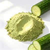 Poudre de concombre à longue durée de conservation pour jus vert, smoothies, boissons instantanées, substituts de repas – En stock