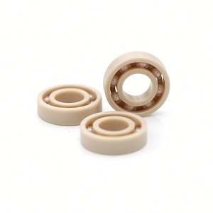 Rodamiento PEEK 623, Plástico en Miniatura, Resistente a la Temperatura, a Ácidos y Álcalis, Resistente a la Corrosión, Precisión P0, Sellado Abierto, 624, 625, 626 - Product Image 1