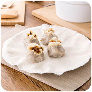 Cotton <b>Steamer</b> Cloth Round 30cm 40cm 50cm 60cm Diameter For Steaming Buns Mantou Xiaolongbao Eco Friendly - Product Image 1
