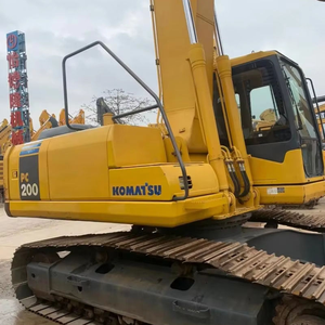 Excavatrice Komatsu PC200-7 d'occasion, faible nombre d'heures de travail, capacité de la benne de 0,8 m, poids opérationnel de 20 tonnes, moteur, composants principaux du PLC, en stock - Product Image 1