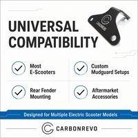 Guardabarros para Scooter Eléctrico Carbonrevo, Protector Contra Salpicaduras para Xiaomi Pro 2, Compatible con Uso Diario, Alta Calidad