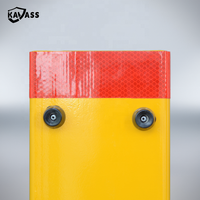 KAVASS Système de verrouillage interne à pivot pliable pliable pour le stationnement Borne de verrouillage avec base carrée