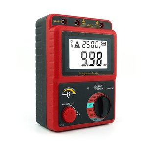เครื่องทดสอบความต้านทานฉนวนแบบดิจิตอล Smart AR907A+ พร้อมหน้าจอแสดงผล 2500V/2.5kV สำหรับมิเตอร์วัดแรงดันสูง - Product Image 4
