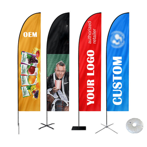 Bán Buôn Tùy Chỉnh Quảng Cáo Khuyến Mại Lông Biểu Ngữ Cờ Tùy Chỉnh Quảng Cáo Bãi Biển Lông Teardrop Cờ - Product Image 4