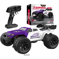 Camion tout-terrain RC 4x4 à moteur brushless 1/14 entièrement proportionnel, grande vitesse, grandes roues, voiture télécommandée