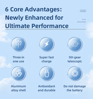 Câble de charge USB extensible 3-en-1, charge rapide 3A pour iPhone, Android, Type-C, ordinateur et appareil photo, 100W