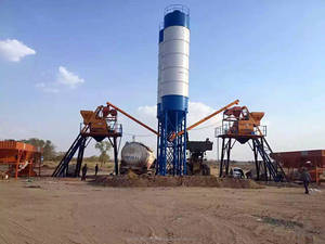 Planta dosificadora de hormigón de mezcla húmeda estacionaria Ready HZS60 Planta dosificadora de hormigón mixto - Product Image 6