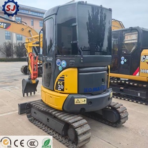 Mini-excavatrice Komatsu PC30MR d'occasion d'origine japonaise, modèles PC20, PC35, PC56, à balayage de queue zéro, compacte, sur chenilles, à vendre - Product Image 4