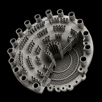 Prototipo de Intercambiador de Calor Multicapa Integrado Impreso en 3D de Metal Personalizado para I+D Aeroespacial y Energético