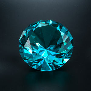 กว่างโจวโต๊ะเพชรกลมคริสตัลขนาด30มม. แก้วใสประดับเพชรเทคนิคการตกแต่งงานแต่งงาน - Product Image 5