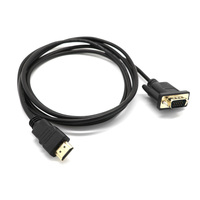 Plug and Play Compatible con todos los chips HDMI a VGA cable 1080p 4K adaptador 1,8 m adaptador Kabel