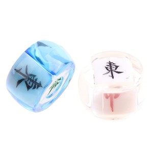Mahjong Wind Tiles East South West North Zhong Fa 22mm Dot <b>Dice</b> <b>Set</b> - Product Image 2