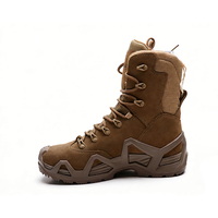 Bottes tactiques de désert personnalisées pour hommes, imperméables, à lacets, en cuir suédé et tissu Oxford, pour l'escalade et la marche