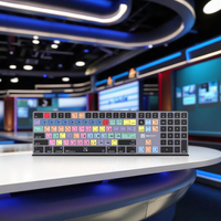 Clavier de raccourcis professionnel pour le montage vidéo pour Adobe Premiere Pro pour Mac, clavier sans fil Bluetooth rétroéclairé