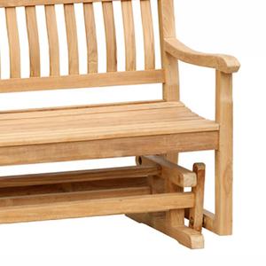 การออกแบบที่น่าทึ่งไม้เนื้อแข็งสวนกลางแจ้งเครื่องร่อนเก้าอี้ม้านั่งสําหรับกิจกรรมสวนกลางแจ้งวิลล่าเฟอร์นิเจอร์สวน - Product Image 3