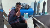 Industriële volautomatische friteuse voor de productielijn van frieten, aardappelstokjes, fruit & groenten, bevroren systeem