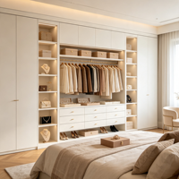 Armoire de Plafond et de Sol Moderne Haut de Gamme Personnalisée, Durable, Écologique, avec Tiroirs Multiples et Disposition Zonée pour Appartement – Installation Facile