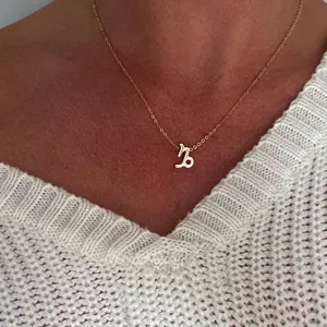 EManco - Colgantes de Acero Inoxidable <span class=keywords><strong>con</strong></span> 12 Signos del Zodiaco para Mujer, Color Oro de 14K, Estilo Clásico, Diseño Geométrico, para Hacer Collares y Pulseras - Product Image 4