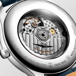 นาฬิกาข้อมือผู้ชาย ระบบออโตเมติก ตัวเลขโรมัน แสดงวันที่ สายหนัง กระจกแซฟไฟร์ นาฬิกาข้อมือคลาสสิก Longinesing - Product Image 4