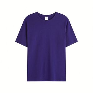 Camiseta Personalizada de Algodón 100% de 180 g/m² para Hombre, Camiseta Extra Grande de Peso Pesado con Logotipo Impreso Personalizado - Product Image 1