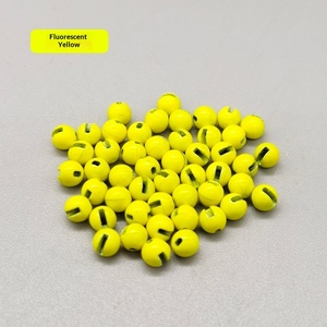 Perline in tungsteno scanalate premium per la costruzione di mosche artificiali 2.8mm 3.3mm 3.8mm, perline ad alta densità senza piombo per ami da jig e Euro Nymphing - Product Image 4