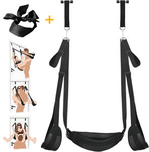 Set de Juguetes Sexuales Columpio de Puerta BDSM para Parejas con Antifaz, Arnés Sexual Ajustable y Asas para Posiciones Íntimas <span class=keywords><strong>Juego</strong></span> para Adultos - Product Image 1