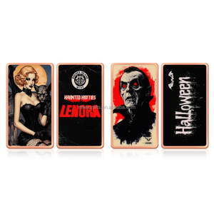Haunted Hotties <span class=keywords><strong>Lenora</strong></span> Gothic Girl Barre de cuivre rectangulaire de collection imprimée en couleur avec motif de lingot de cuivre - Product Image 6