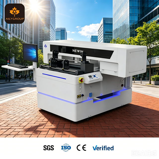 9060 Multifunction UV Flatbed Inkjet Printer Print logo on Leather Glass Metal Acrylic Pen Daily Supplies Gifts