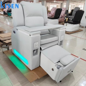 Chaise de soin des pieds multifonctionnelle électrique inclinable Kisen pour salon de manucure moderne - Product Image 3