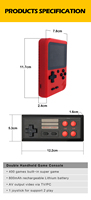 GAMINJA Dernière Mini Console de Jeu Vidéo Tv Portable Retro Handheld Game Player Console