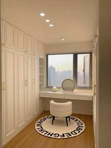 Fabricant de meubles sur mesure Meubles de chambre à coucher Armoire moderne modulaire en bois Design Garde-robe de chambre Style minimaliste - Product Image 4