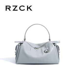 RZCK 2025 Nouveau Sac à Main Femme en <span class=keywords><strong>Cuir</strong></span> Véritable Sac Boston Mode Décontractée Sac en <span class=keywords><strong>Cuir</strong></span> de Vache Sac Bandoulière pour Femmes - Product Image 1