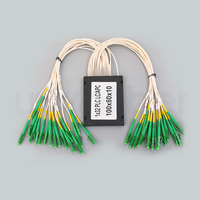 Divisor PLC de Fibra Óptica Desnuda para Exteriores de Alta Calidad 1x2 1x16 SC APC 0.5m con Pigtail y Redundancia ABS