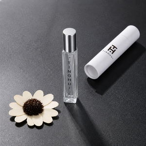 Flacons de parfum vides en verre rectangulaires longs avec logo personnalisé 10 ml, 20 ml, 30 ml, avec emballage boîte, à vendre. - Product Image 5