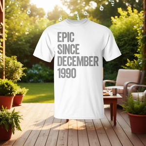 T-shirt style vintage pour le 35e anniversaire, Epic Since December 1990 - Product Image 3