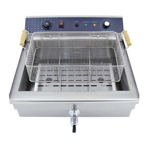 Friteuse électrique industrielle commerciale <span class=keywords><strong>pour</strong></span> restaurant, hot-dogs, frites, poisson frit - Product Image 4