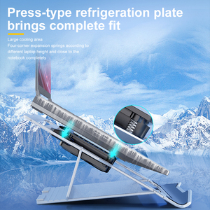 Ruimaite D20 chuyên nghiệp Dualcore làm mát máy tính xách tay mát hỗ trợ máy tính bảng tản nhiệt gió + bán dẫn phổ Kích thước máy tính xách tay - Product Image 6