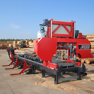 เครื่องเลื่อยสายพานแนวนอนอัตโนมัติเต็มรูปแบบสำหรับงานหนัก พร้อมเครื่องยนต์เบนซิน เครื่องเลื่อยสายพานขนาดใหญ่สำหรับงานตัดไม้ - Product Image 2