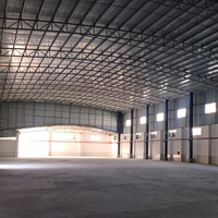 Maisons préfabriquées1000 mètre carré préfabriqué Structure en acier préfabriquée Bâtiment d'entrepôt pour l'usine alimentaire